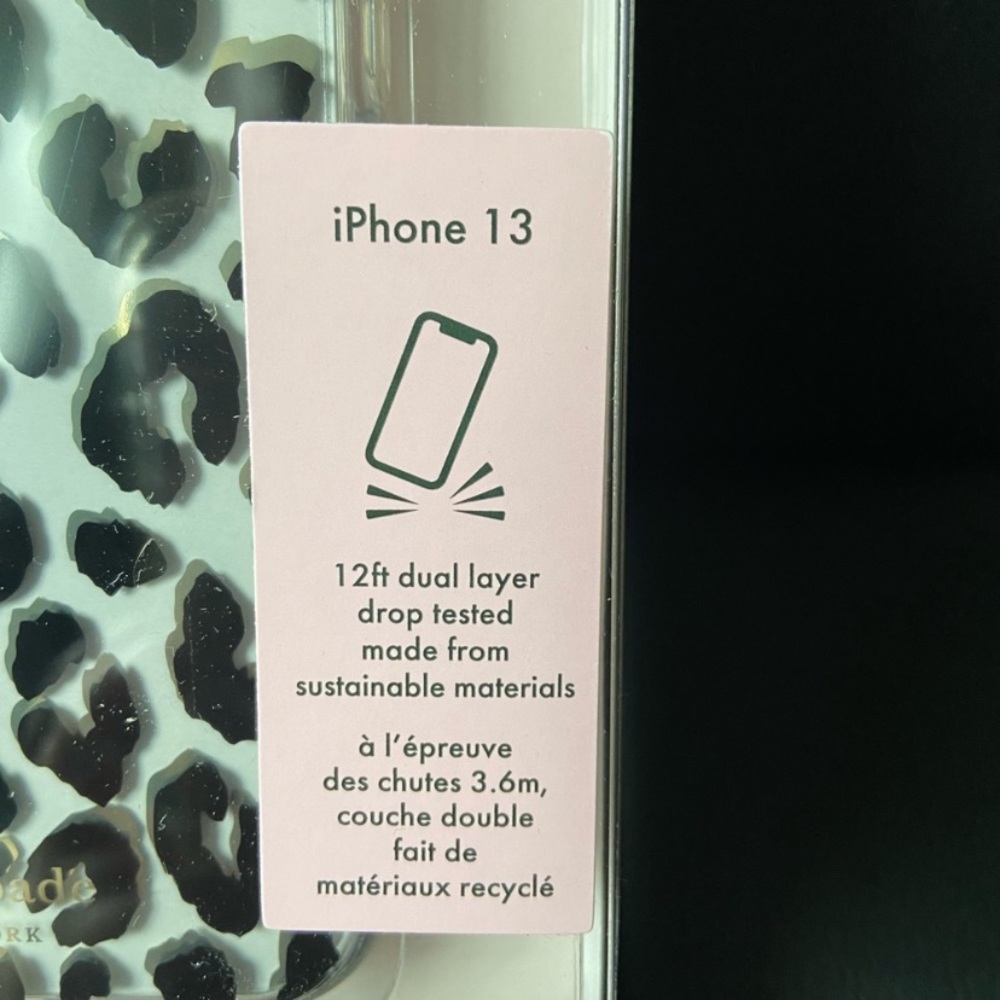 KATE SPADE ** DEFENSIVE ** HARDSHELL PHONE CASE FOR IPHONE 13 - Picture 4 of 6